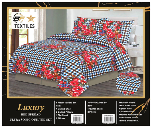 3PCS LUXURY DOUBLE BEDSHEEET