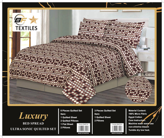 3PCS LUXURY DOUBLE BEDSHEET