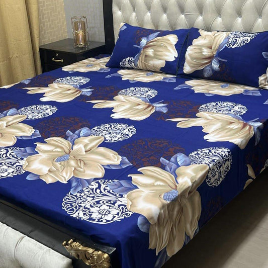 3PCS Stylish Crystal Cotton Bedsheeet