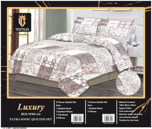 6PCS LUXURY COMFORTER SET